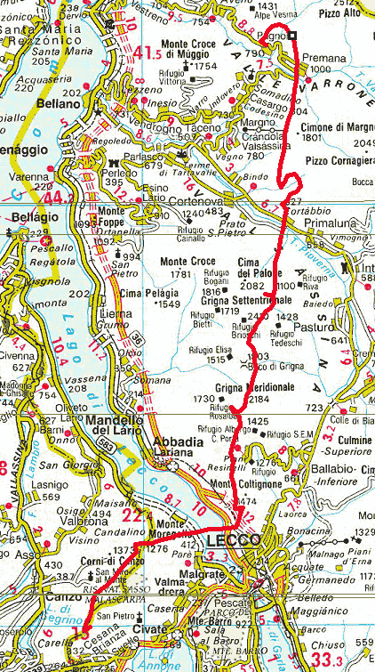 traccia GPS