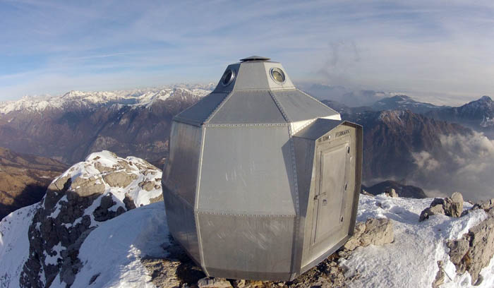 Vetta Grigna Meridionale - Bivacco Ferrario - risalita dal Canale Porta