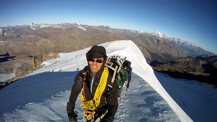 alpinismo dal rifugio vittorio emanuele