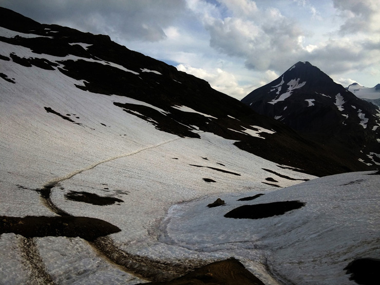 traverso su neve - sulla dx giressee