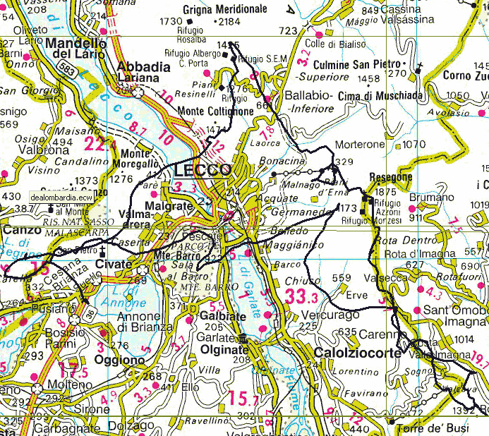 traccia gps  - mappa