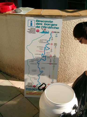 mappa ardeche