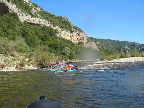 pagaiando sulle rapide