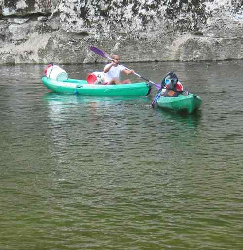 recupero canoa solitaria