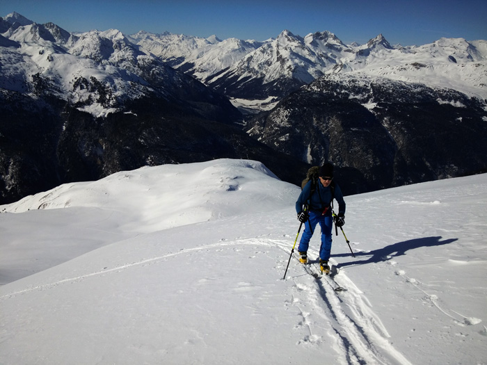 scialpinismo in val ferrera